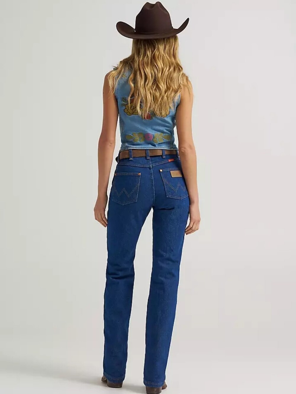 Wrangler 14MWZG Dark Wash Bootcut Cowboy/Cowgirl Jeans Like New